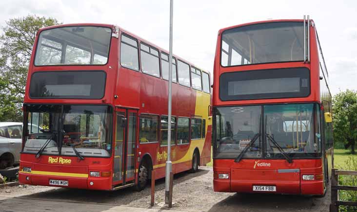 Volvo B7TL Plaxton President Red Rose 50532 Redline X154FBB